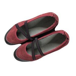 Lands End Womens Sz7 Mary Jane Slip On All Day Comfort Shoes, Walking, Travel